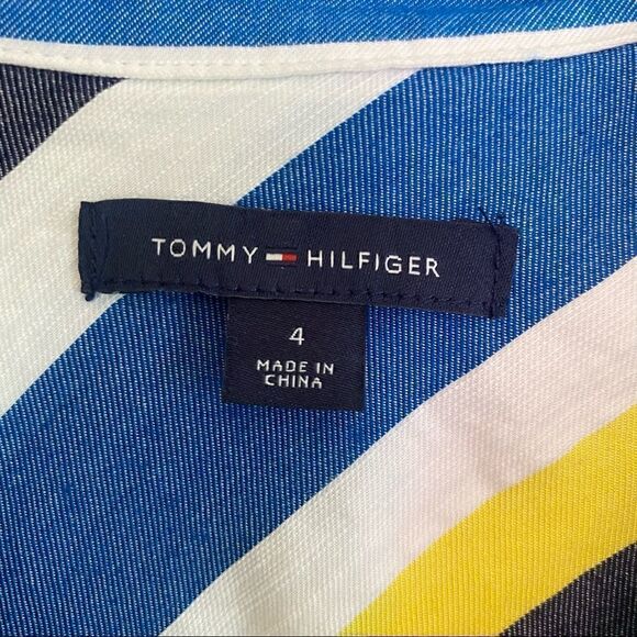 TOMMY HILFIGER long sleeve Striped Shirt Dress - Picture 4 of 13